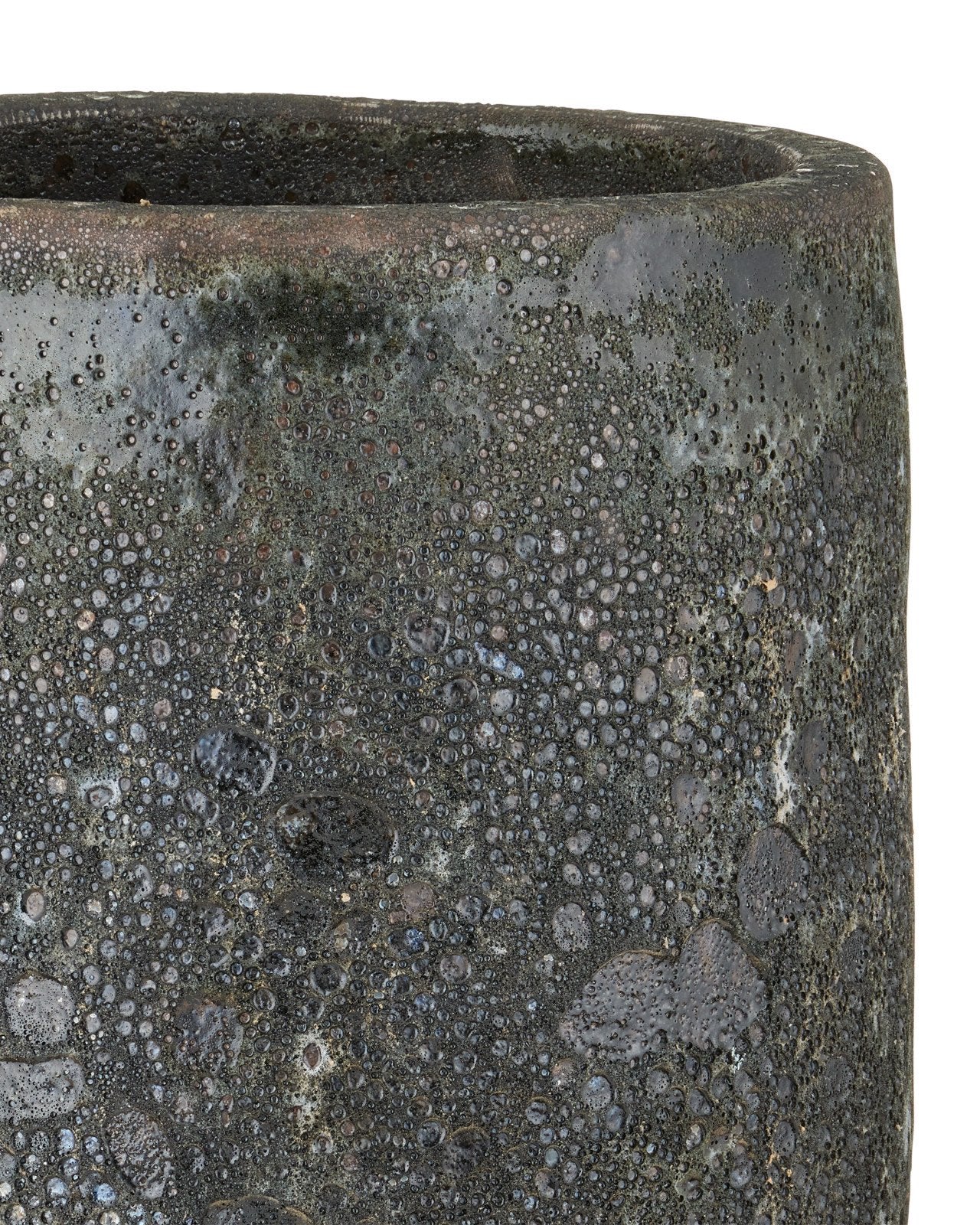 Elias Black Medium Planter